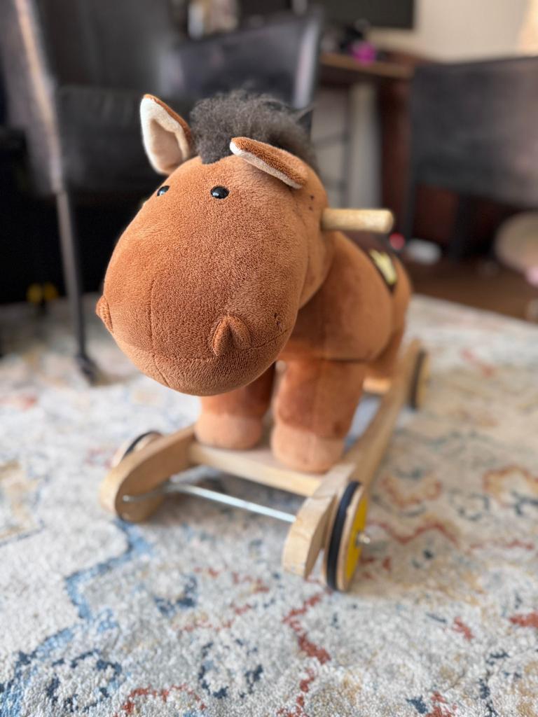 Lief Schommelpaard Sigikid, Ophalen, Gebruikt, Overige typen, Met wieltjes
