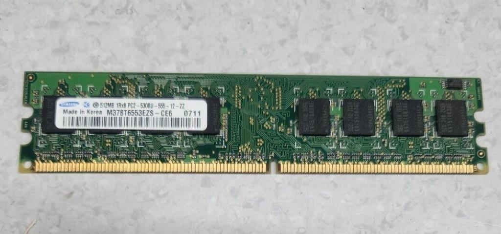 4x Samsung 1GB DDR2 667MHz ECC RAM, Server, Ophalen of Verzenden, DDR2, 667 MHz