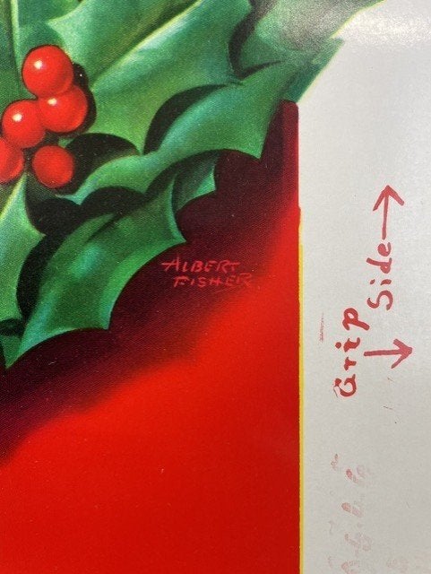 poster voor winkel display kerst USA 1945, Verzamelen, Ophalen of Verzenden, Zo goed als nieuw, A1 t/m A3, Film en Tv