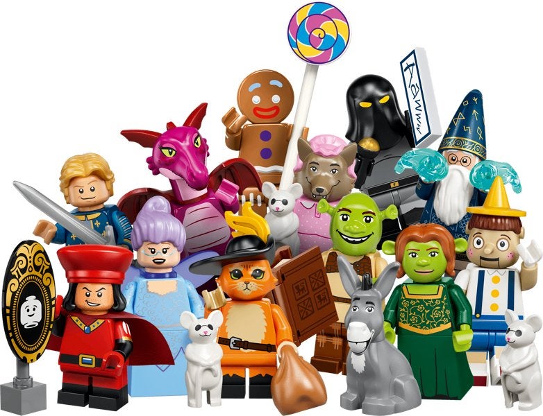 LEGO 71053 Shrek serie - Los verkoop en serie, Lego, Nieuw, Ophalen of Verzenden, Minifiguren serie