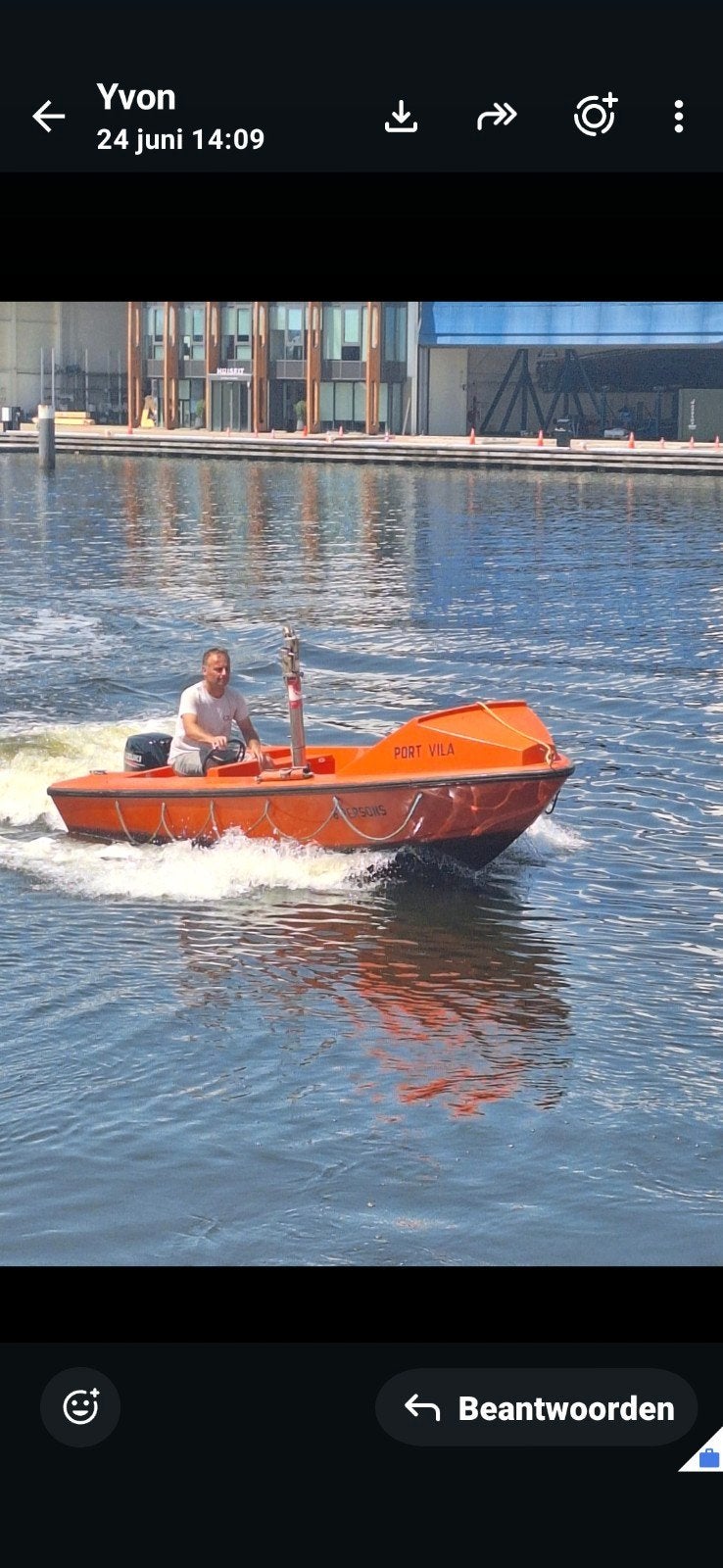 Robuuste Noorse Reddingssloep 5m met 30pk Suzuki BBM, Watersport en Boten, Motorboten en Motorjachten, Benzine, Buitenboordmotor