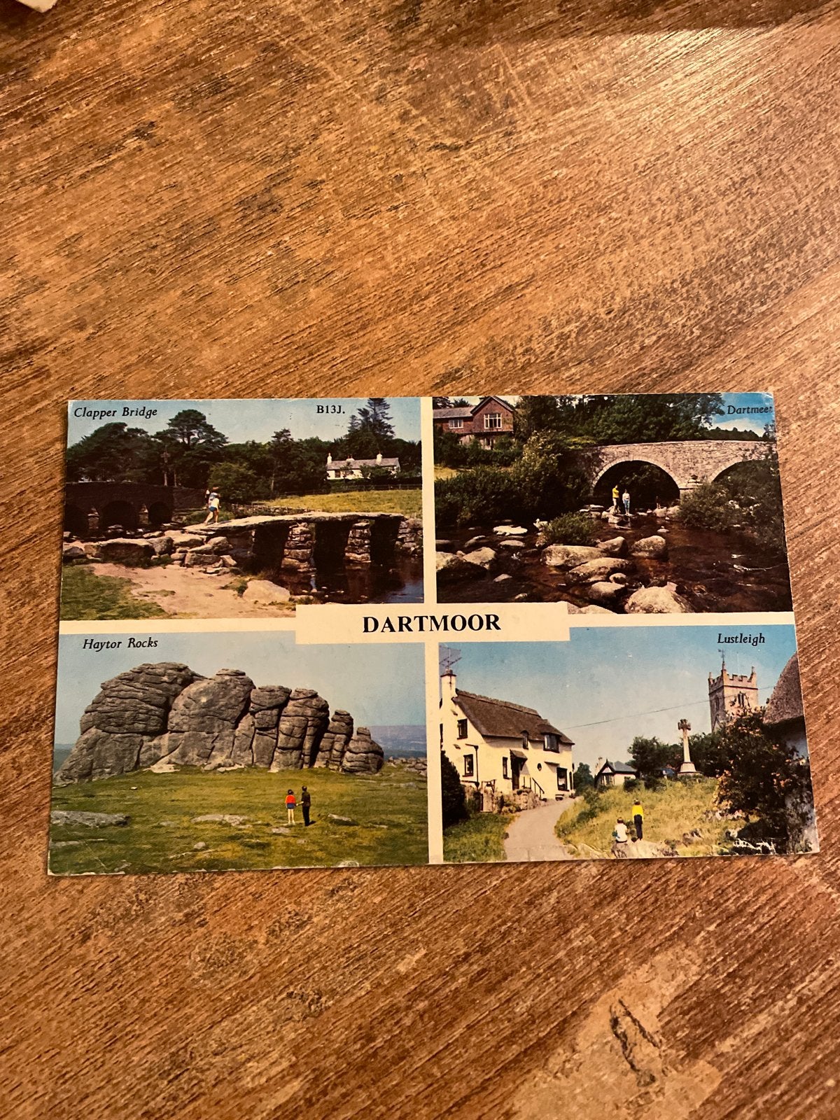 Vintage Ansichtkaart Dartmoor - Engeland (1960-1980), Ophalen of Verzenden, 1960 tot 1980, Gelopen, Natuur