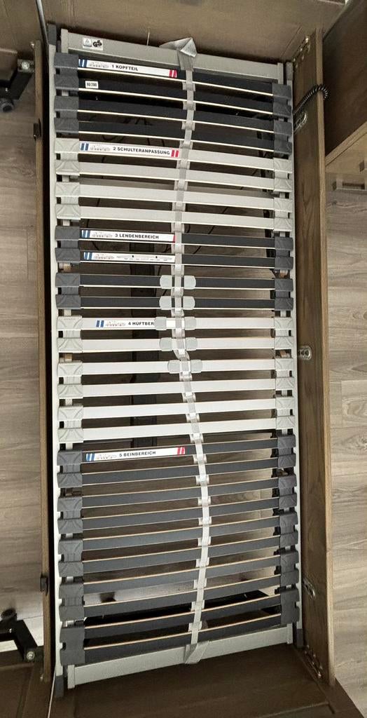 Electrische lattenbodems 2x 80x200 cm merk: Limoss Germany, Huis en Inrichting, Ophalen, Zo goed als nieuw, Eenpersoons, 80 cm