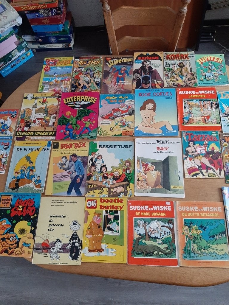 Stripboeken. Van alles. 28 stuks., Boeken, Meerdere stripboeken, Ophalen of Verzenden, Gelezen