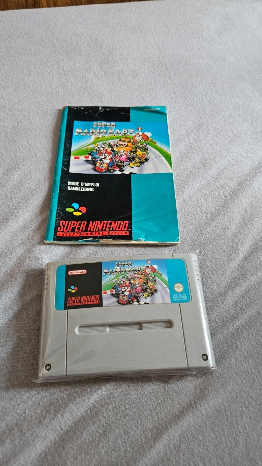 Super Mario Kart SNES met handleiding, Ophalen, Gebruikt, Racen en Vliegen, 2 spelers