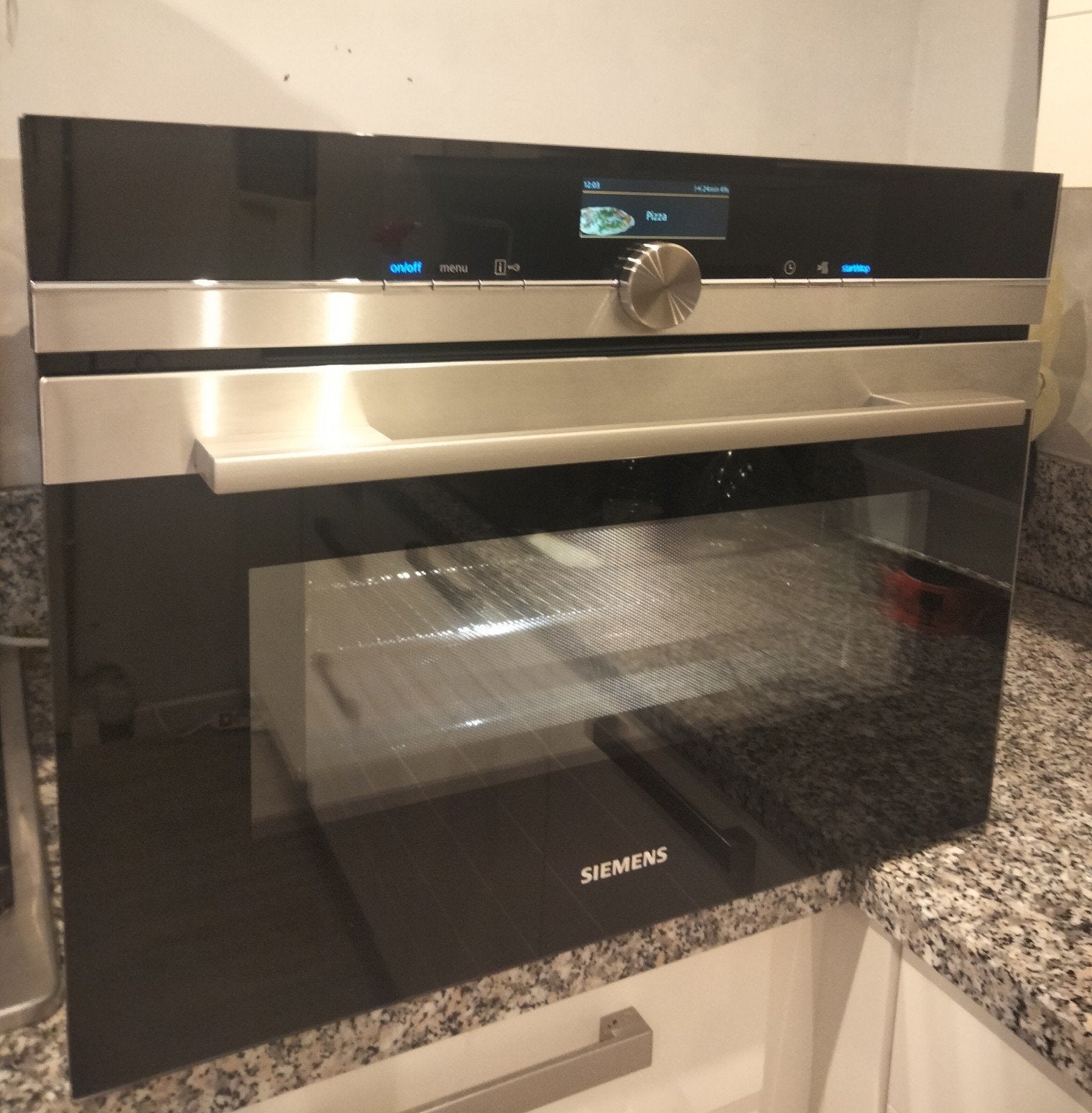 Siemens Inbouw Combi Oven - Magnetron CM676GBS1 IQ700, Ophalen, Siemens, Inbouw, Hete lucht