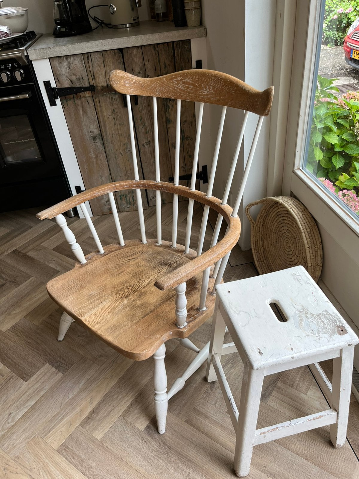 Brocante Houten Stoel, Ophalen