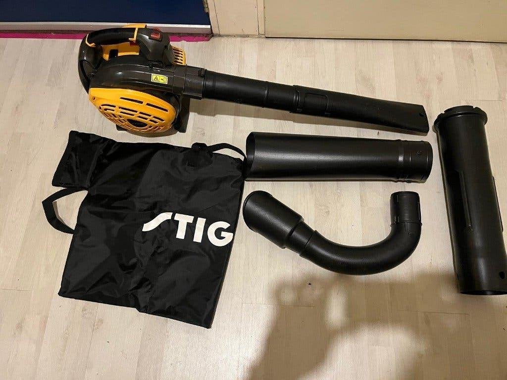 STIGA Benzine Bladblazer/Bladzuiger BL 530 V, Ophalen, Benzine, Gebruikt, Met opvangzak