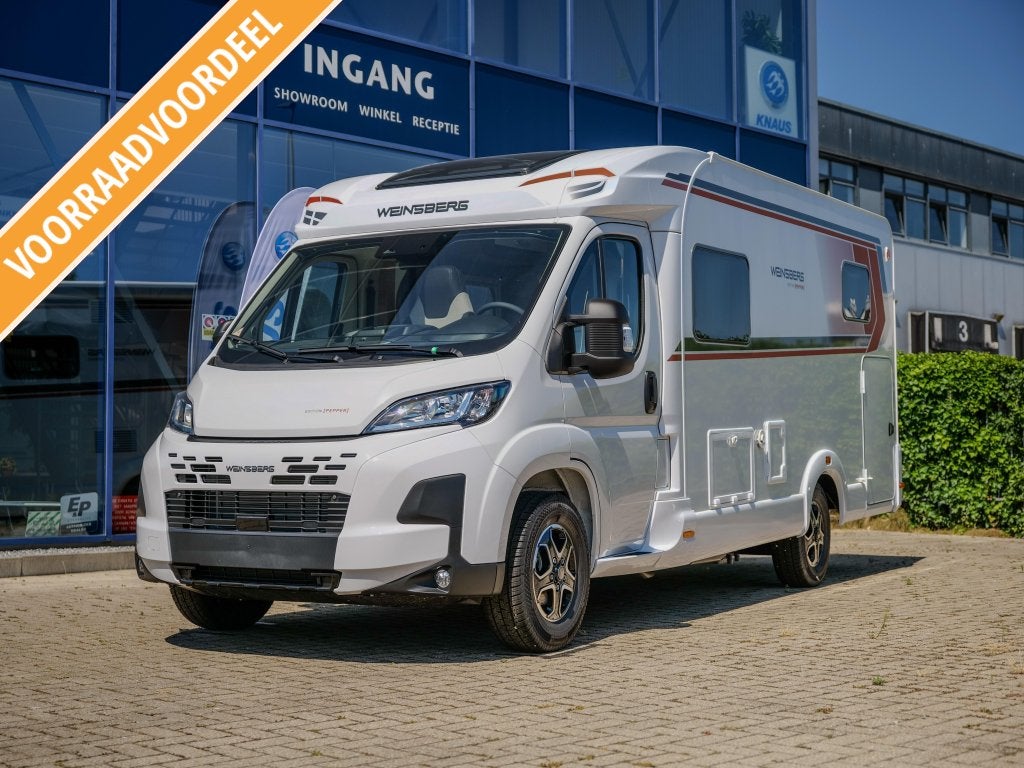 Weinsberg CaraCompact Pepper 600 MEG GRATIS AUTOMAAT, Caravans en Kamperen, Campers, Automaat, Ringverwarming, Fiat, Tot en met 2