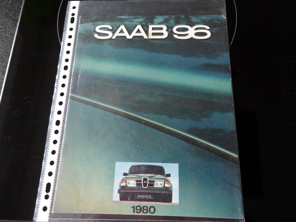 Saab 96 GL Brochure uit 1980, Ophalen of Verzenden, Zo goed als nieuw, Algemeen