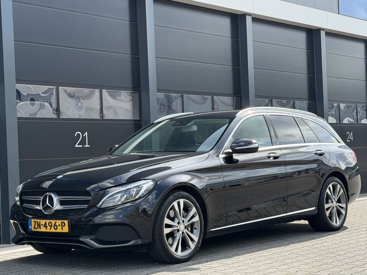 Mercedes-Benz C-Klasse 250 CDI Navi Clima PDC (bj 2015), Automaat, Euro 6, Zwart, Diesel