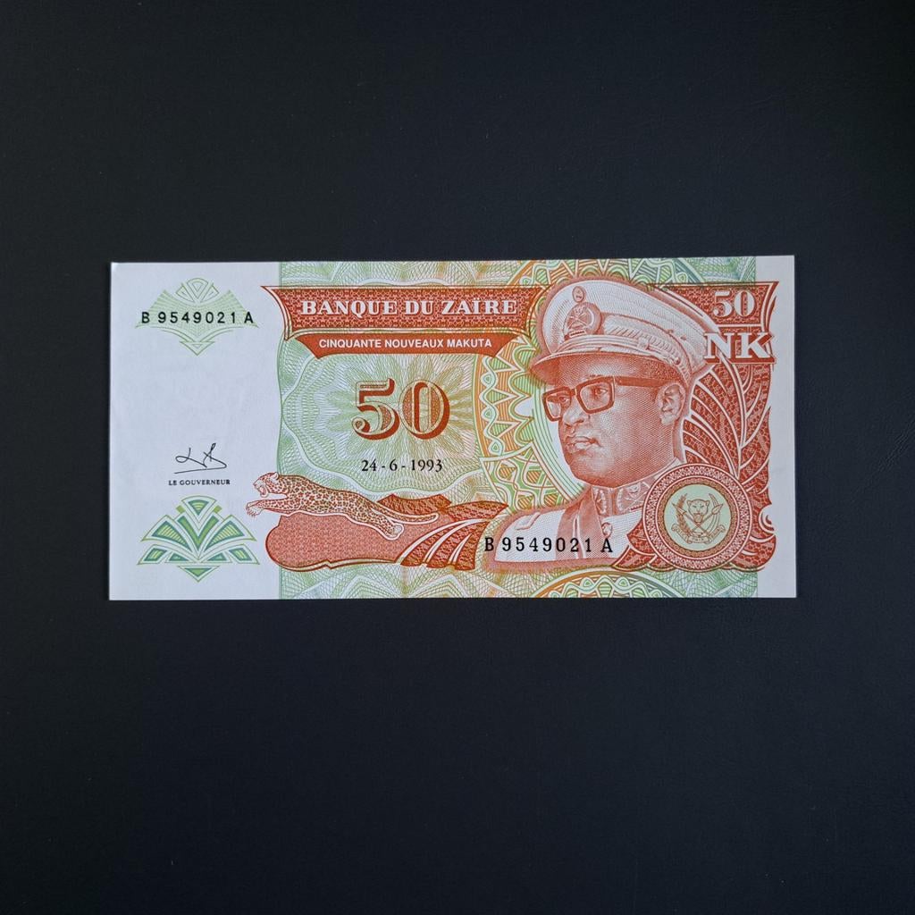 50 zaire Zaïre #011, Postzegels en Munten, Bankbiljetten | Afrika, Verzenden, Overige landen, Los biljet