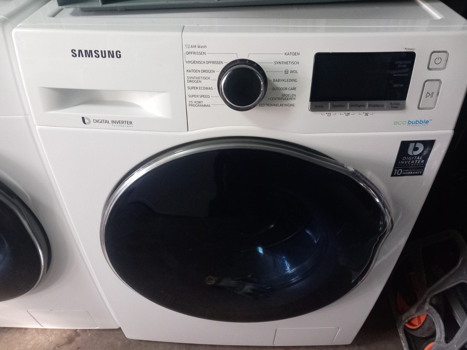 SAMSUNG Ecobubble Was-Droogcombinatie Incl.GARANTIE!, 6 tot 8 kg, Ophalen of Verzenden, Zo goed als nieuw, Minder dan 85 cm