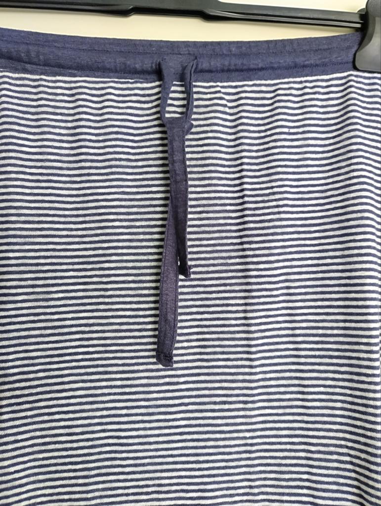 Blauw wit gewerkte lange rok van Penn &  ink maat xxl, Penn & Ink, Blauw, Maat 46/48 (XL) of groter, Ophalen of Verzenden