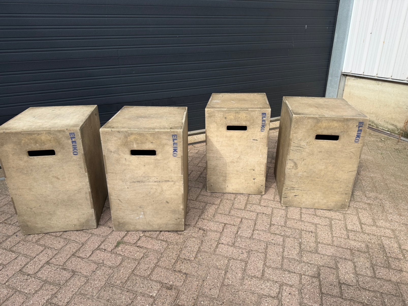 4 Houten Eleiko Plyo Boxen, Ophalen, Gebruikt, Overige typen