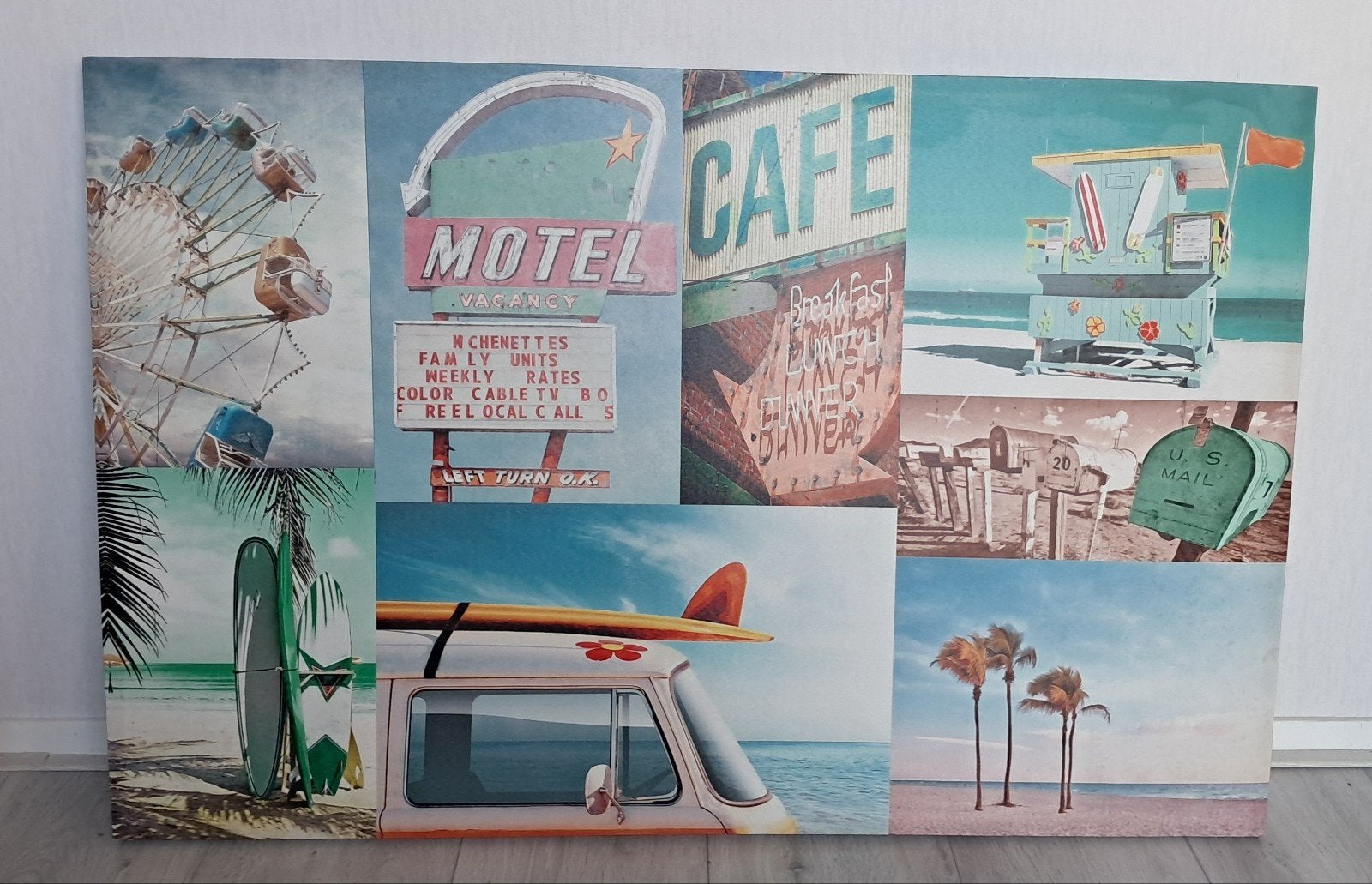 canvas beach 0.75 bij 1.15, Ophalen, Schilderij