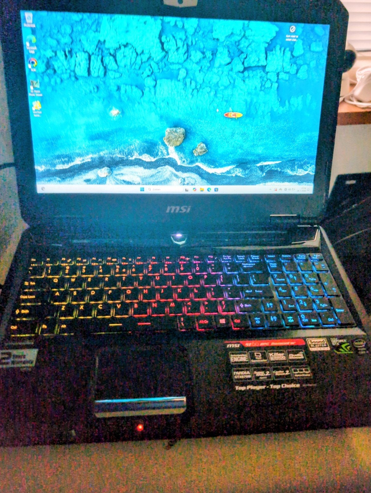 MSI GT60 Dominator 3K i7, GTX Windows 11, Computers en Software, Windows Laptops, Ophalen, Met videokaart, 2 tot 3 Ghz, 15 inch
