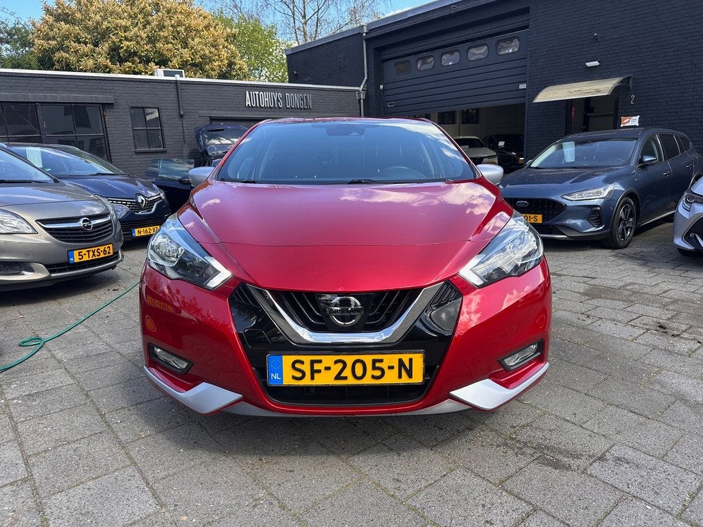 Nissan Micra 0.9 IG-T Tekna|Leder|Key-Less|Camera, Auto's, Nissan, Voorwielaandrijving, 898 cc, 40 €/maand, 525 kg