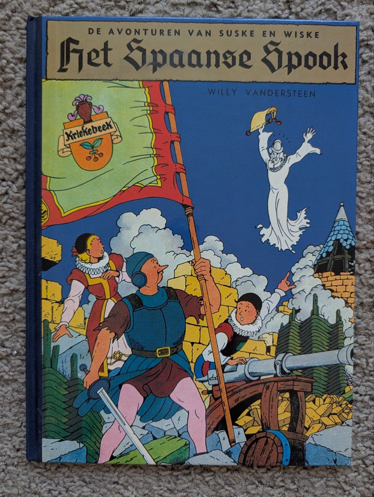 Suske en Wiske - Het Spaanse Spook (Hardcover), Boeken, Willy Vandersteen, Eén stripboek, Ophalen of Verzenden, Zo goed als nieuw