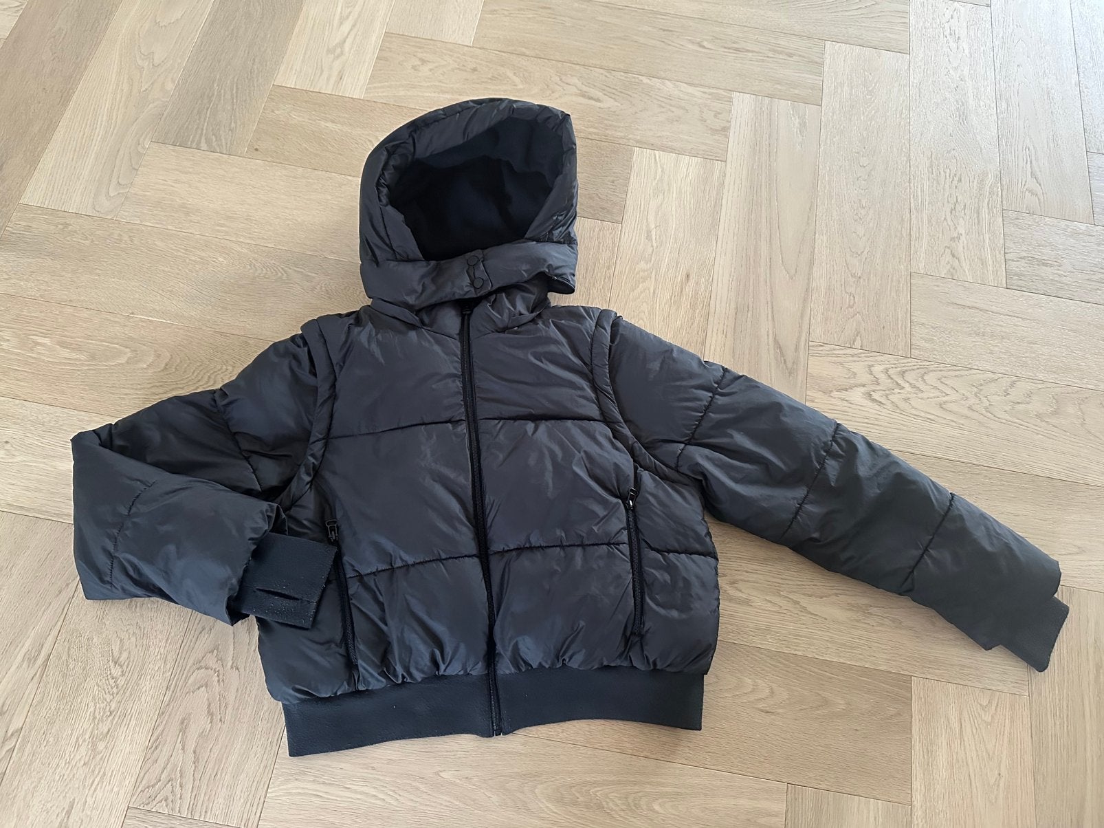 Super leuke winterjas. ZGAN. Maat XL, Ophalen of Verzenden, Zo goed als nieuw, Maat 46/48 (XL) of groter, Zwart