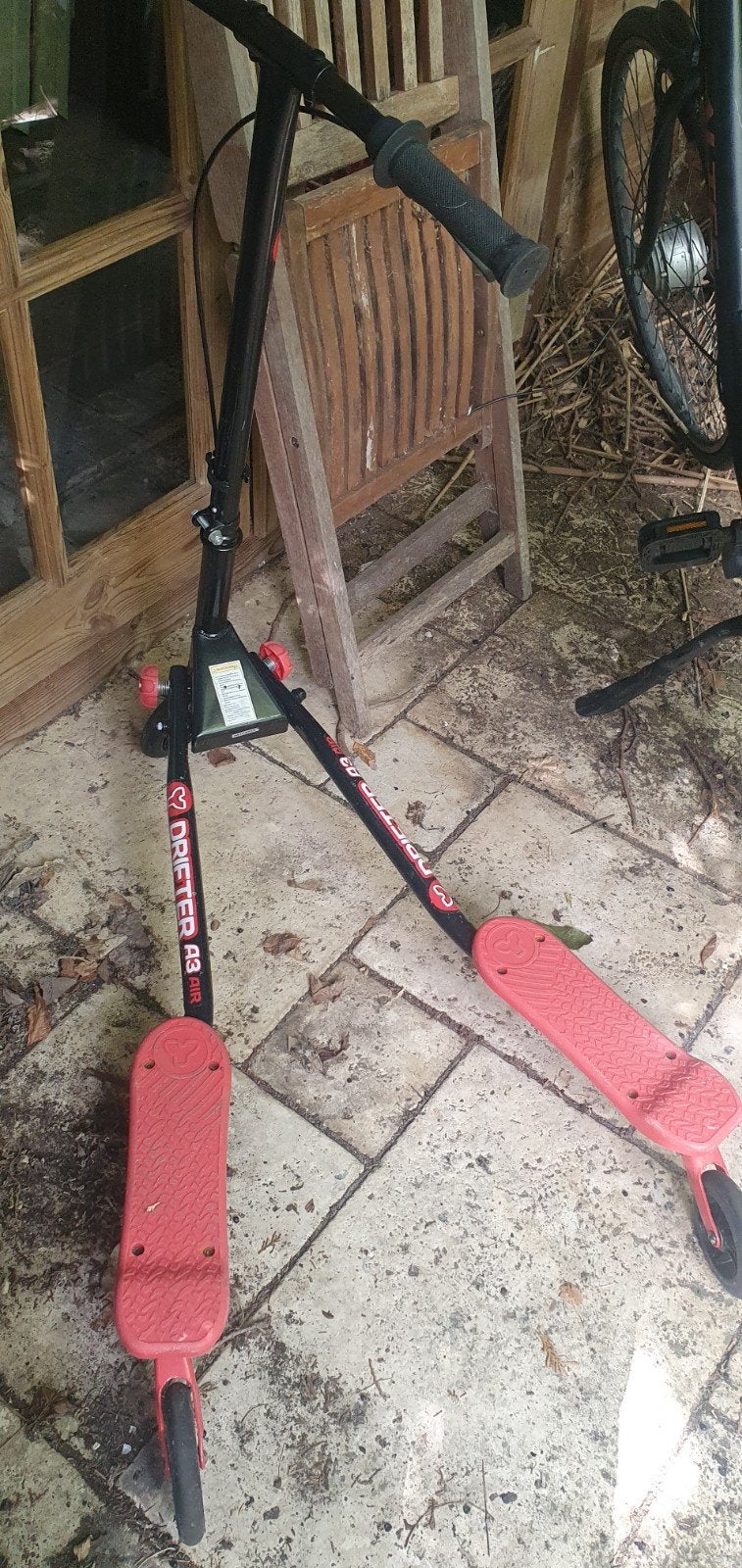 Drifter R3 Step - Zwart/Rood, Fietsen en Brommers, Steps, Ophalen of Verzenden, Zo goed als nieuw, Overige typen, Drifter