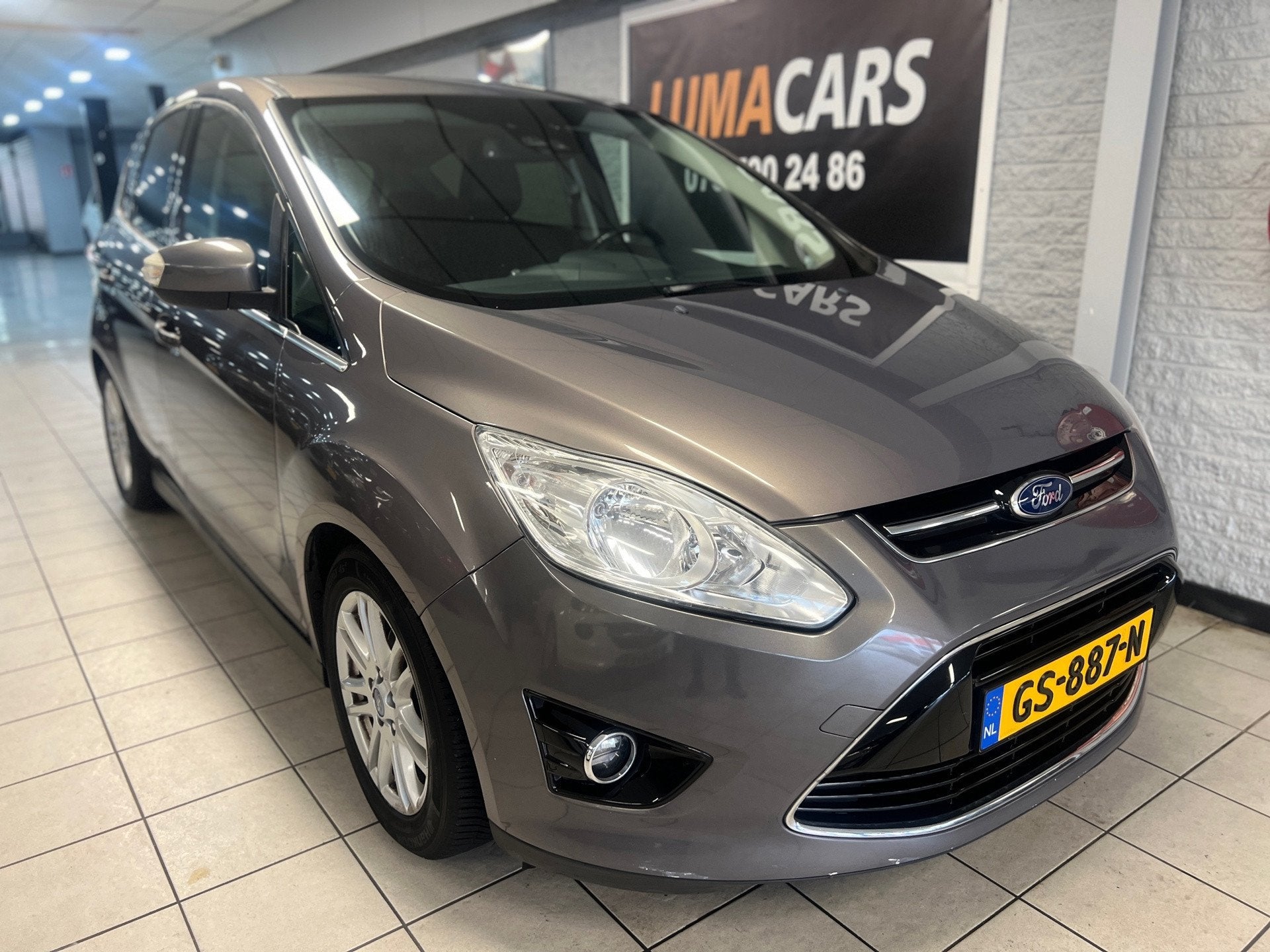 Ford C-Max 1.0 Titanium | Distri. VV | NW APK | Camera | PDC, Auto's, Voorwielaandrijving, Euro 5, 125 pk, Gebruikt