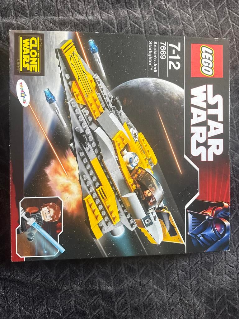 LEGO Star Wars Anakin's Jedi Starfighter (7669), Inclusief minifiguren, Star Wars, Lego, Nieuw
