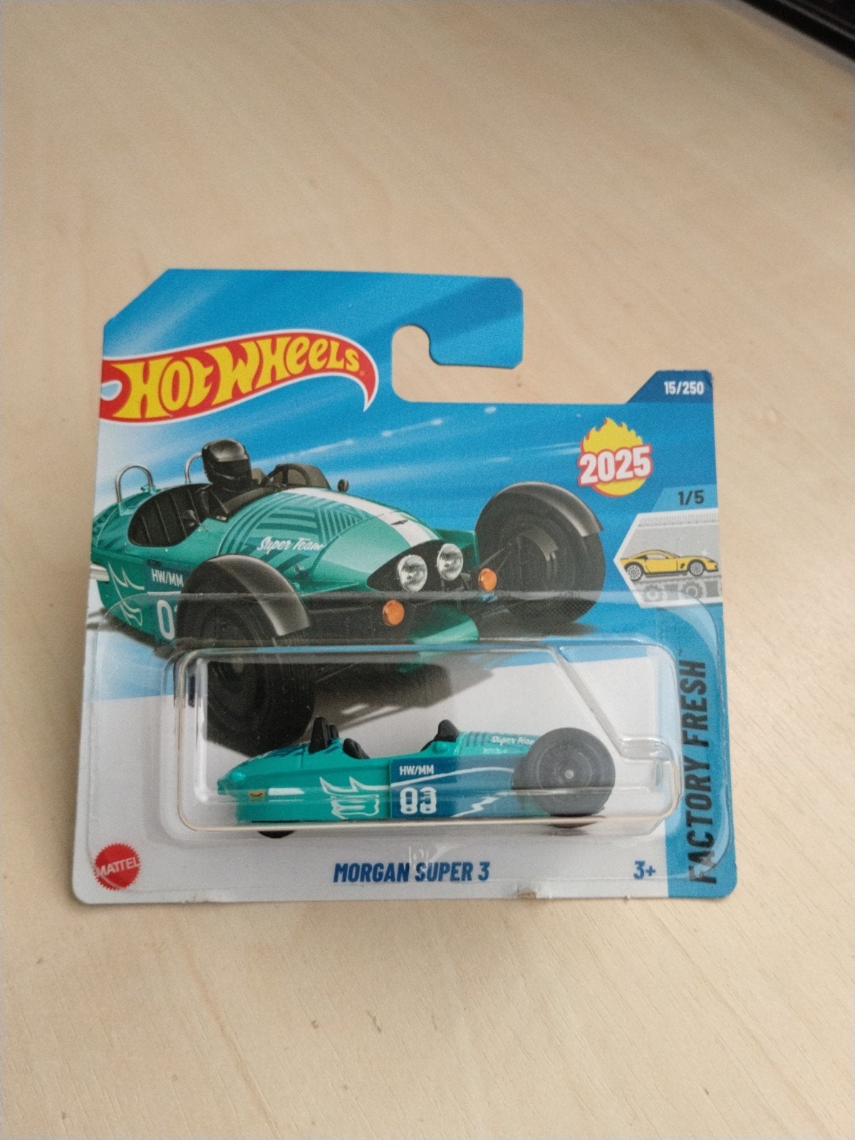 Hotwheels Morgan super 3 hot wheels, Ophalen of Verzenden, Nieuw, Auto