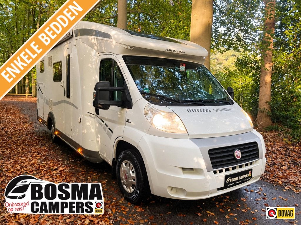 Karmann Ontario 725 TI Enkele Bedden Airco Garage 2010, Ringverwarming, Fiat, Tot en met 3, Elektrische ramen