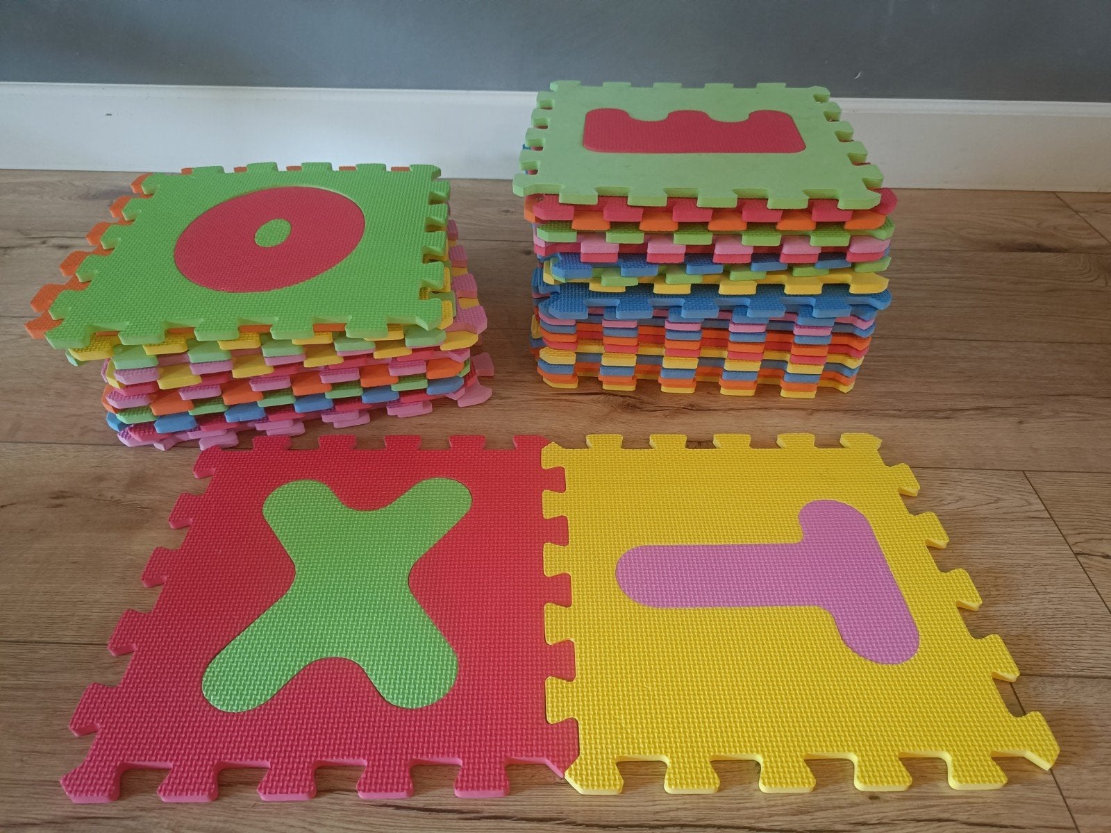 foam alfabet vloertegels, Ophalen, Gebruikt