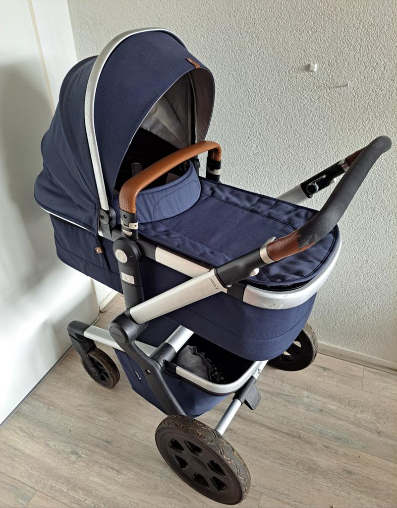 Joolz Day kinderwagen 2016 + buggy ombouw + accessoires, Kinderen en Baby's, Kinderwagens en Combinaties, Gebruikt, Verstelbare duwstang