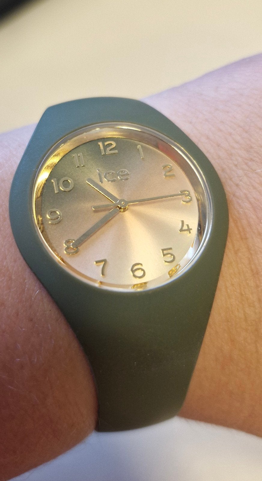 Groene Ice Watch small, Sieraden, Tassen en Uiterlijk, Horloges | Antiek, Overige materialen, Polshorloge, 1960 of later, Ophalen
