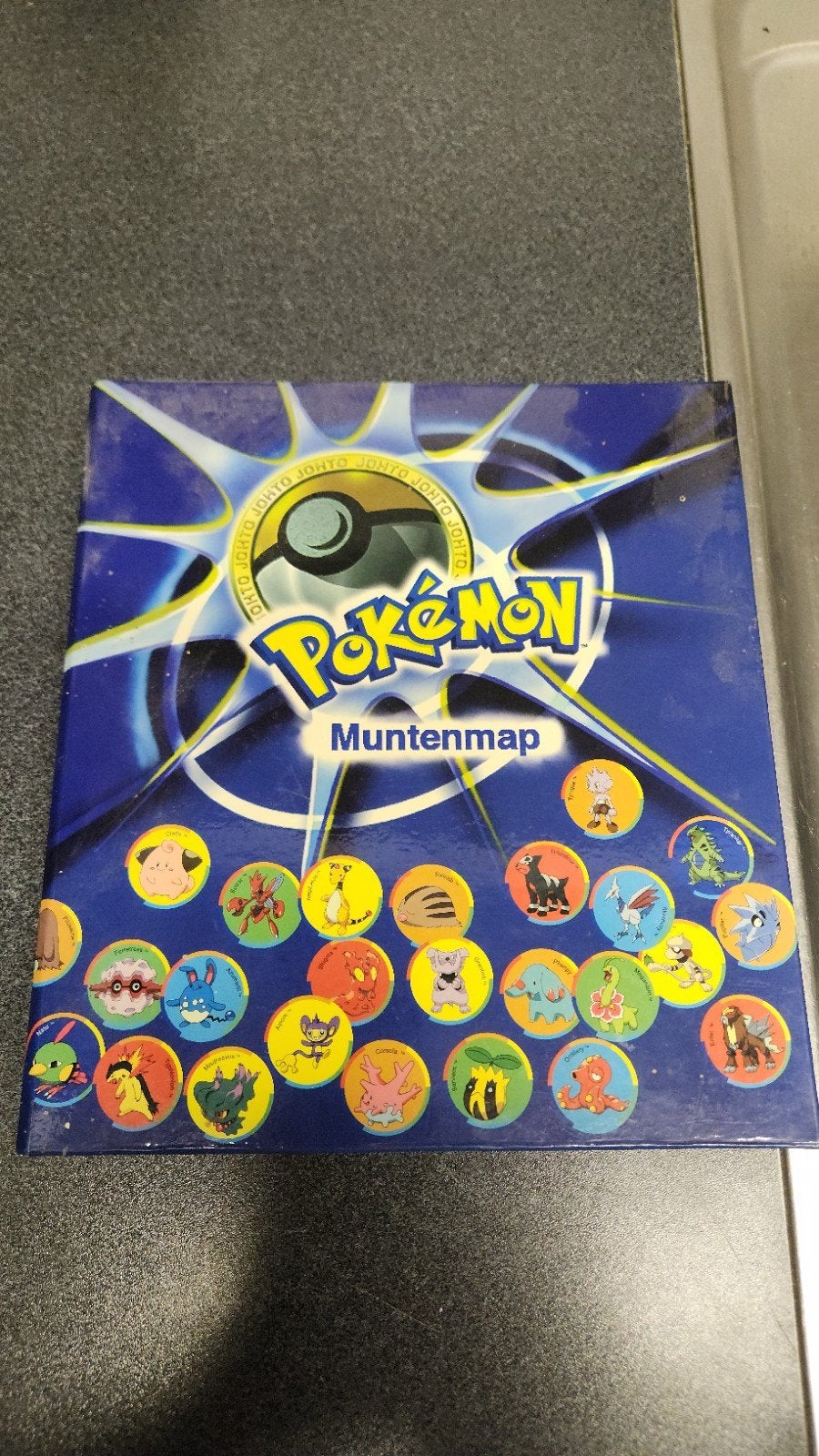 Pokémon Muntenmap met 30+ Munten - Vintage Collectie, Ophalen of Verzenden