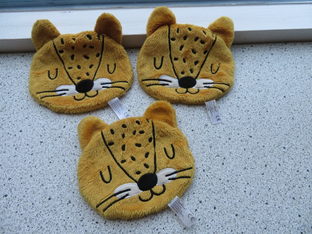 Knisperdoekje tijger van Kruidvat merk Bambino zacht velours, Ophalen of Verzenden, Zo goed als nieuw, Wasbaar, Bruin