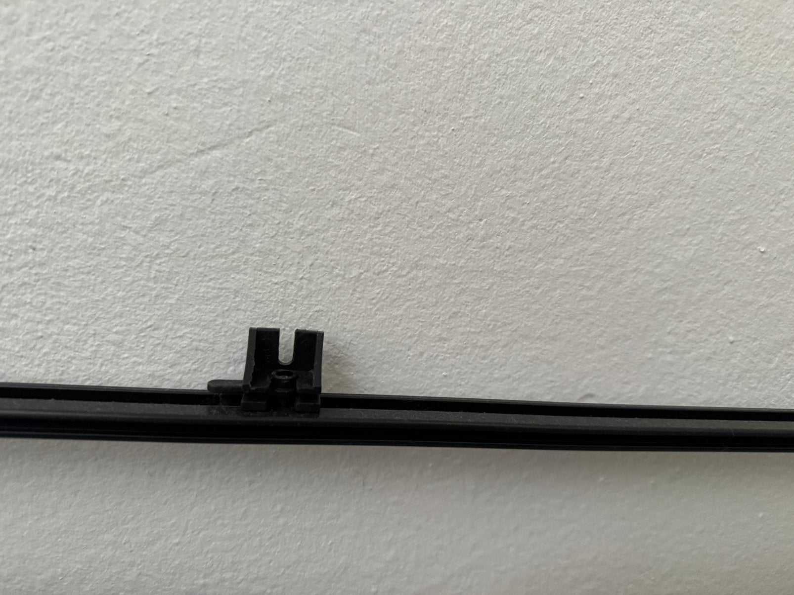 Zwarte Gordijnrail 363 cm lang, Ophalen