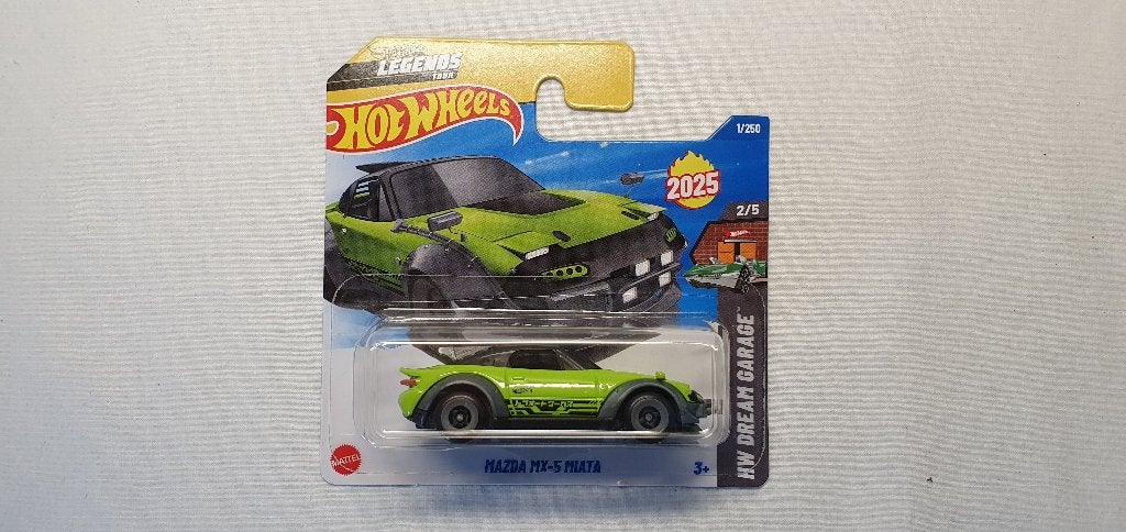Hot wheels Mazda MX-5 maita green, Ophalen of Verzenden, Nieuw, Auto