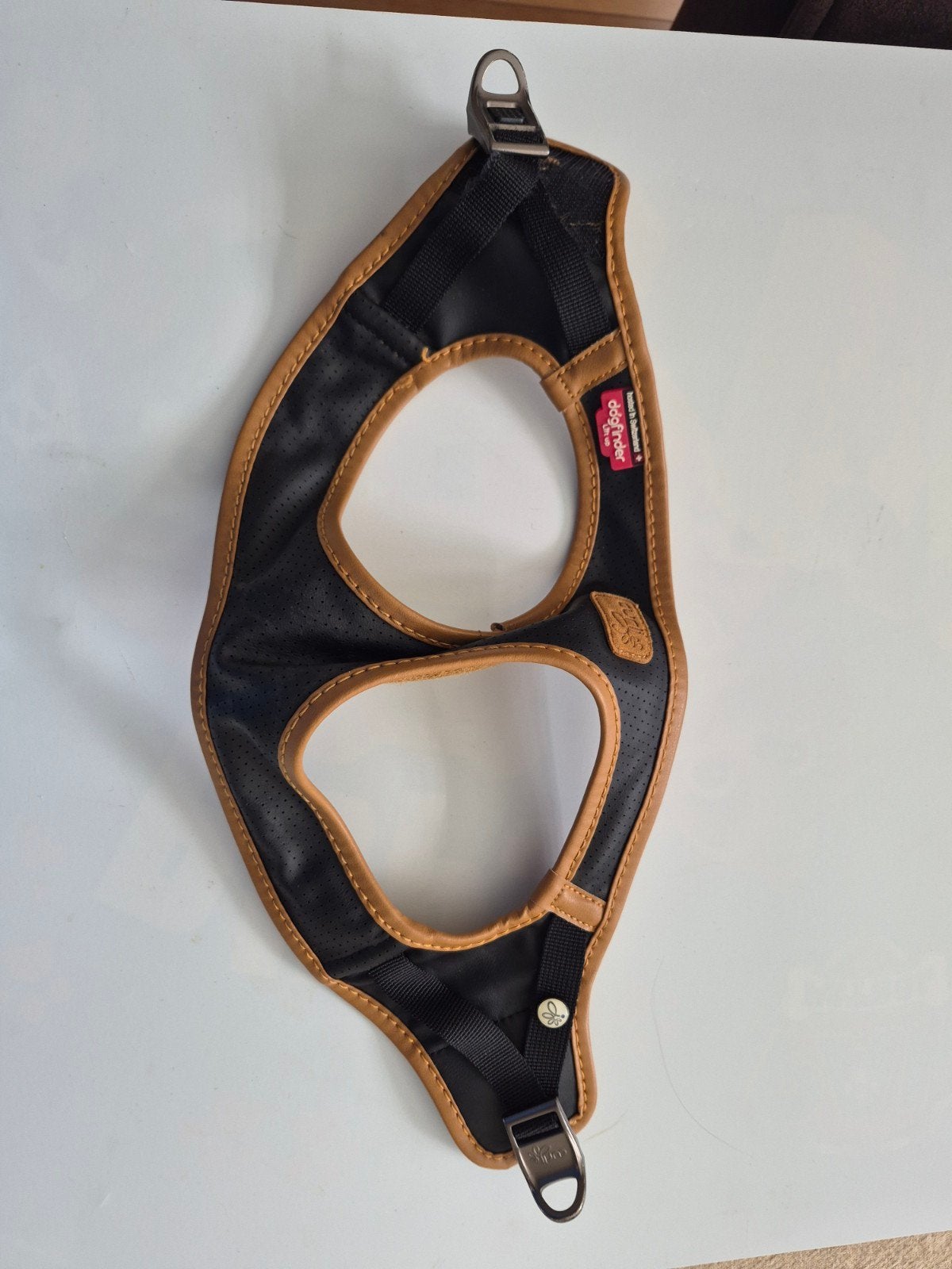 Curli Apple Leather Harness Zwart maat S, Ophalen of Verzenden, Gebruikt