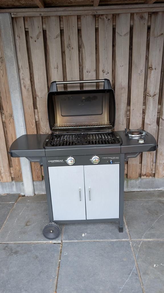 Campingaz gasbarbecue met zijbrander en hoes, Ophalen, Gebruikt, Campingaz