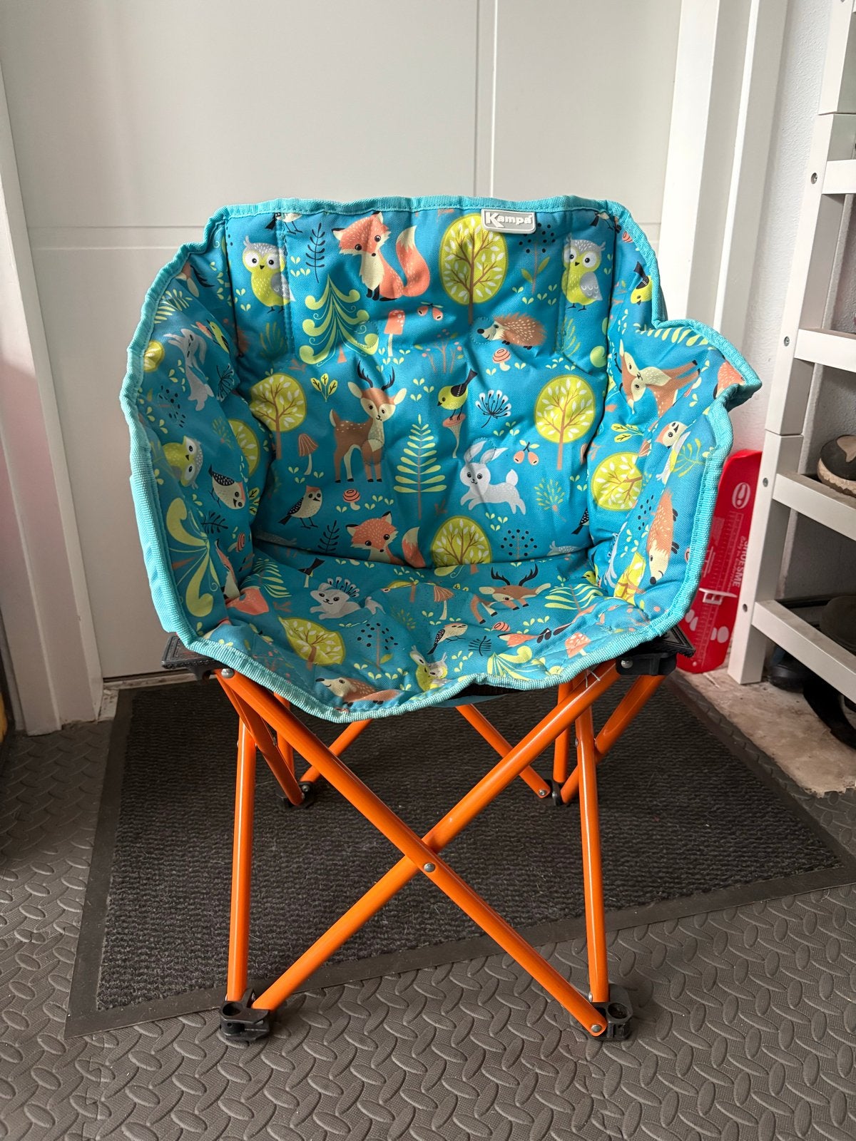 Kampa kinder campingstoel 2 stuks met dierenprint 25€, Caravans en Kamperen, Kampeermeubelen, Ophalen, Zo goed als nieuw, Campingstoel