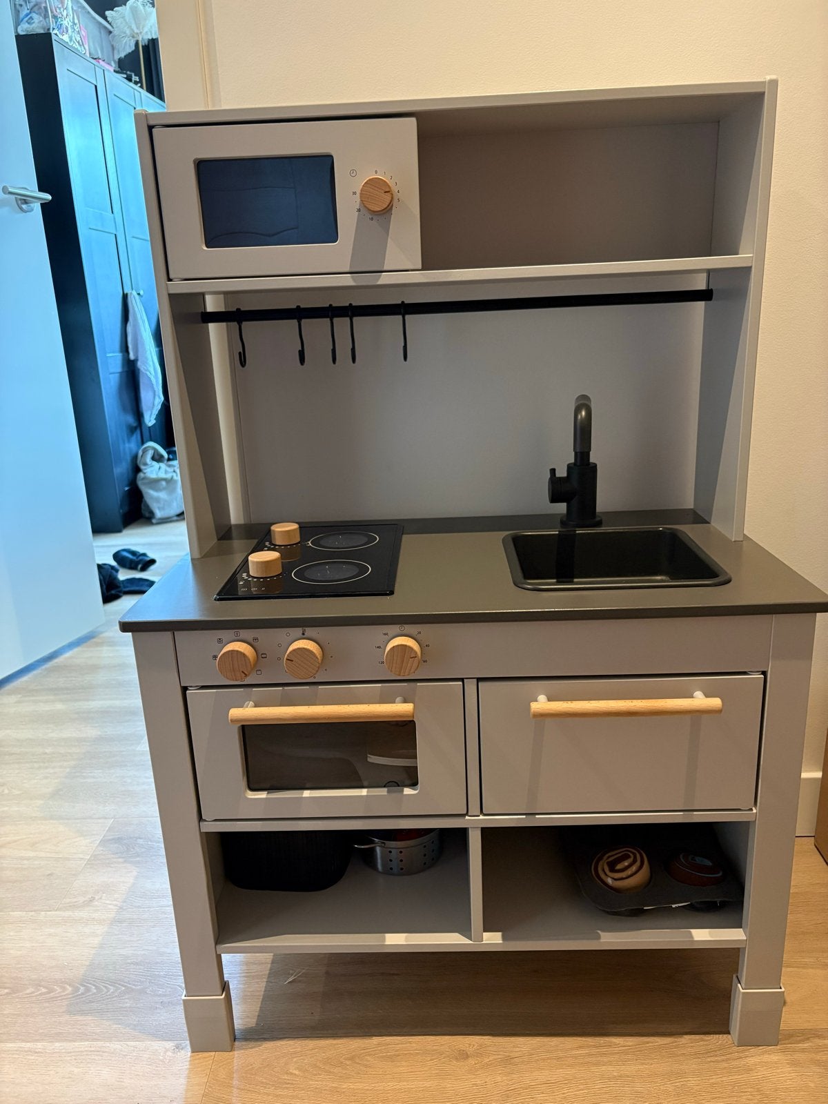 IKEA Speelkeuken met accessoires en speelgoedeten, Ophalen, Zo goed als nieuw, Jongen of Meisje