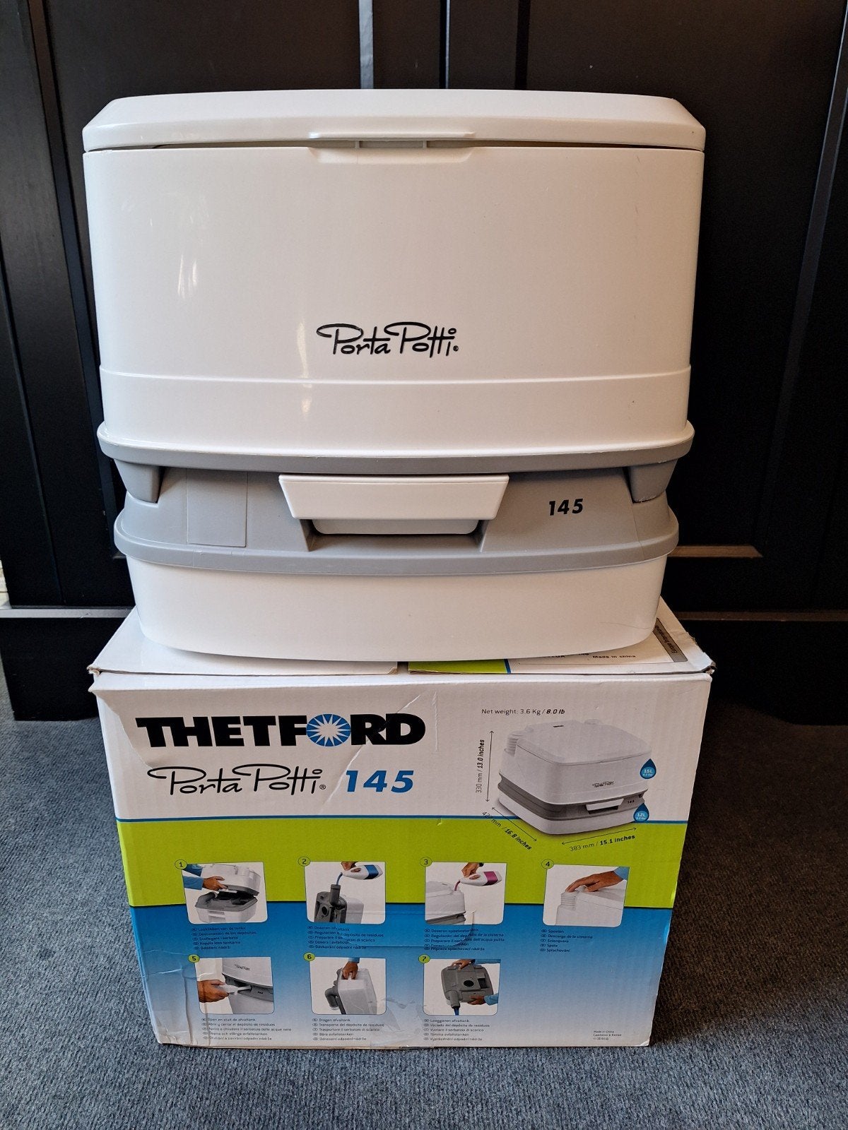 Porta potti, Ophalen, Koelelement