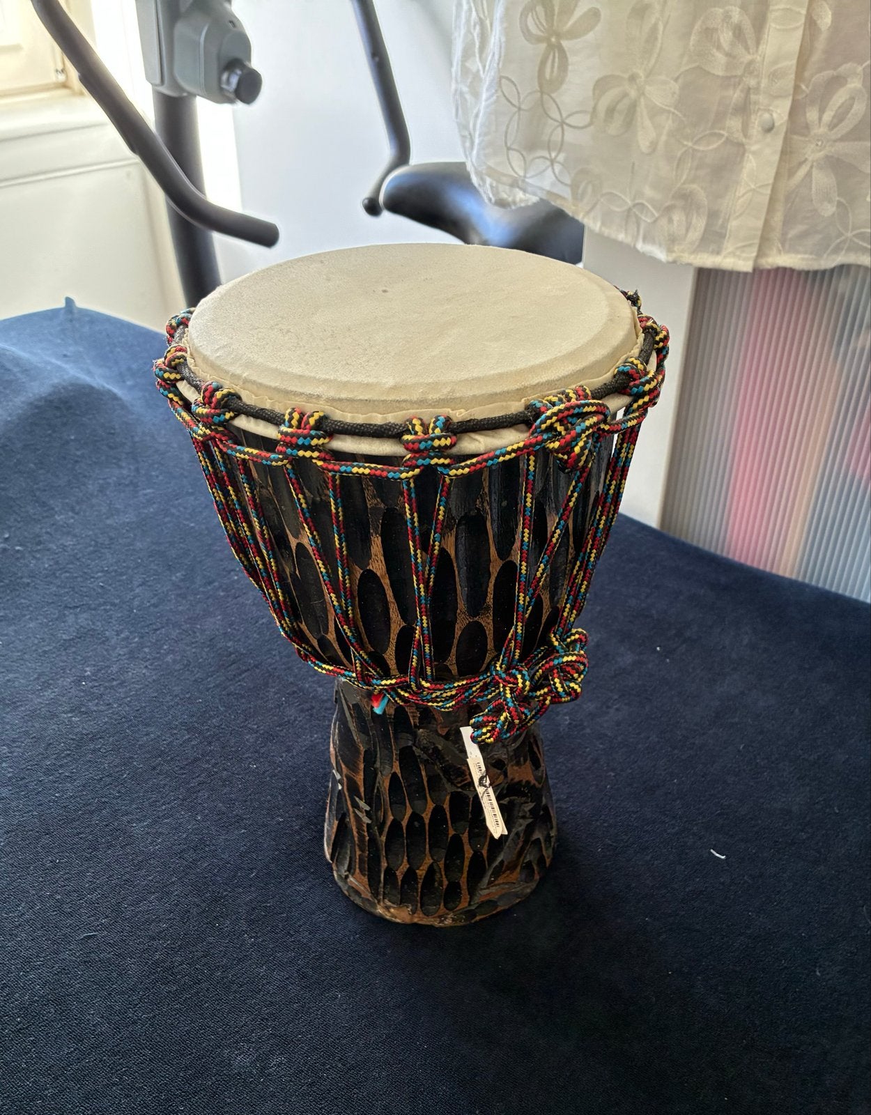 Mooie handgemaakte Djembe trommel, Ophalen of Verzenden, Zo goed als nieuw, Overige merken
