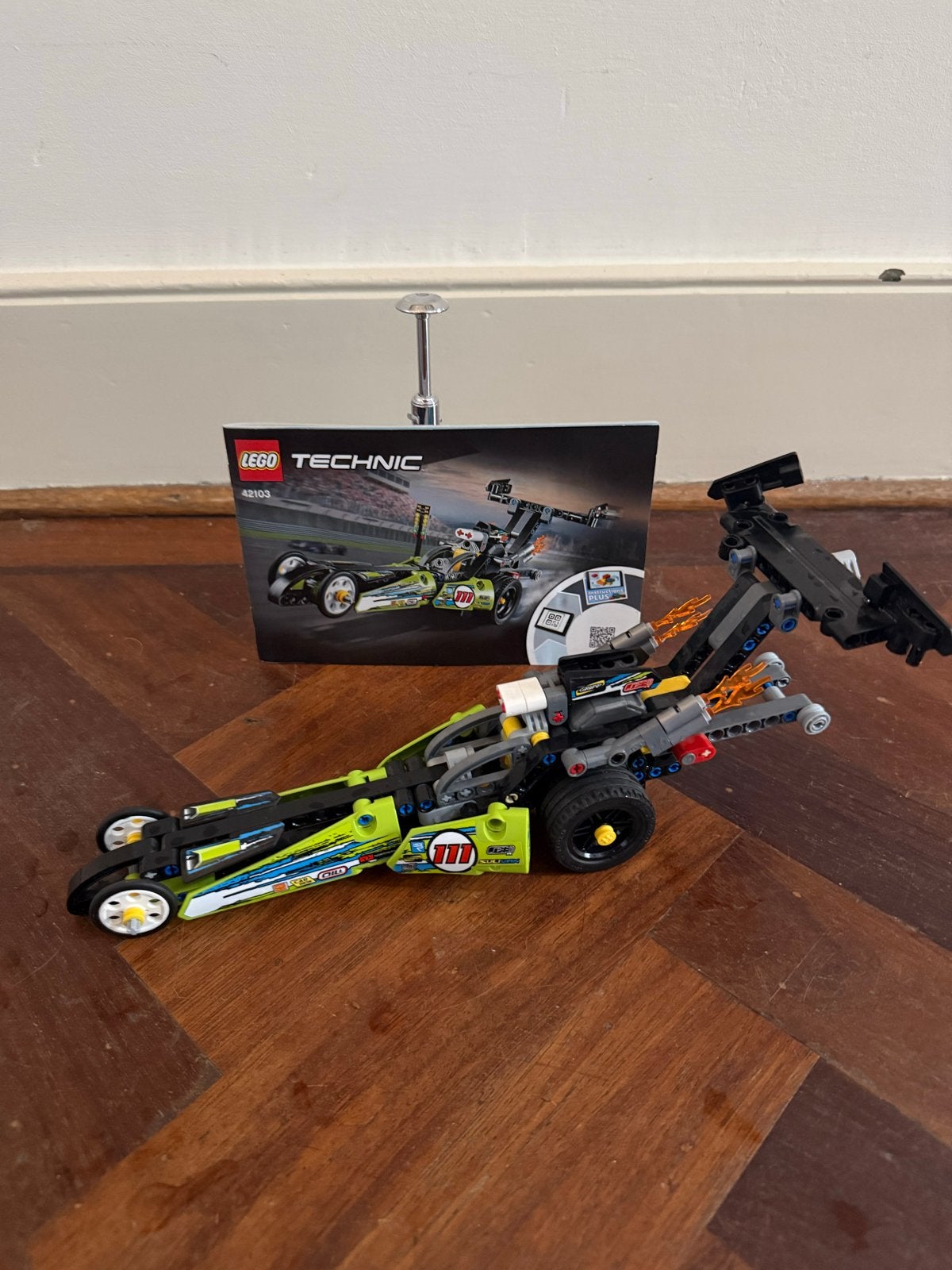 LEGO Technic 42103 Dragster - Zo goed als nieuw, Ophalen of Verzenden, Zo goed als nieuw, Overige merken