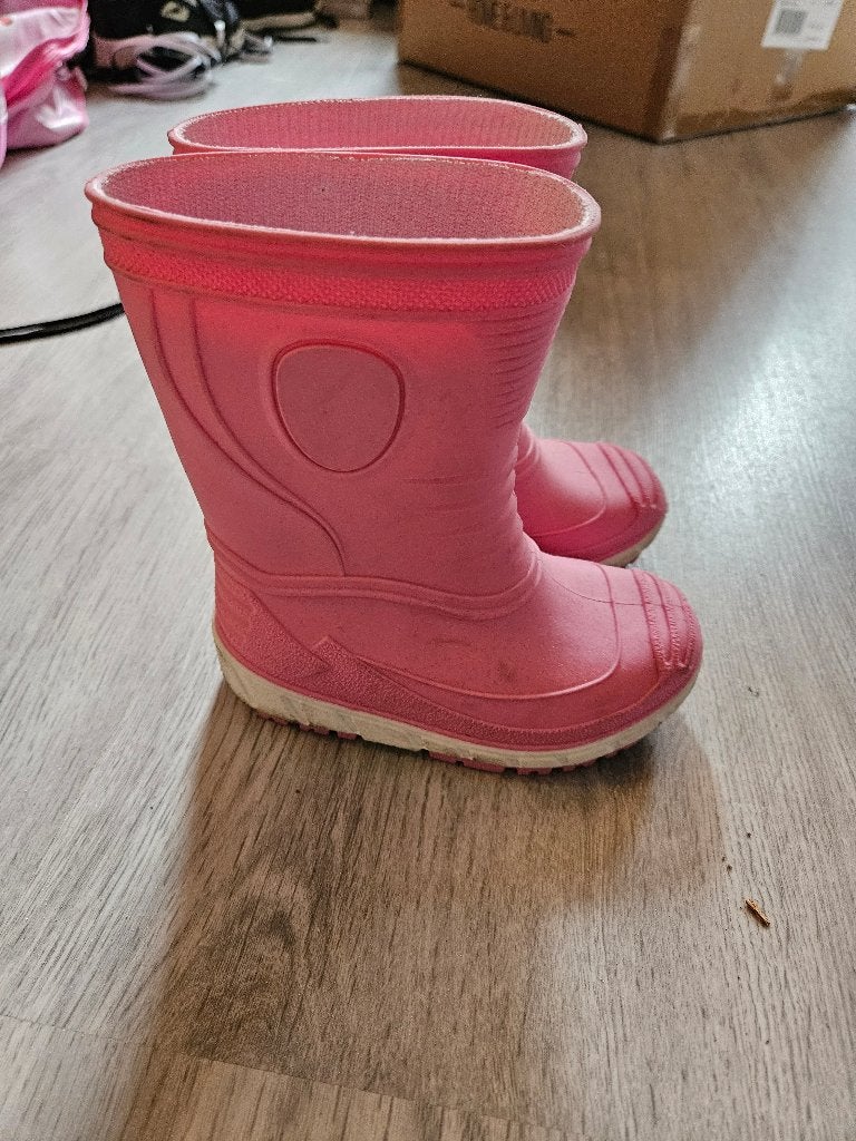 Roze regenlaarzen in maten 21, 22, 23 en 25 prijs per stuk, Meisje, Ophalen of Verzenden, Bristol, Laarzen