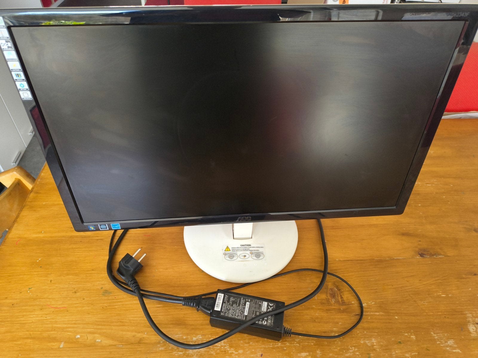 AOC LED Monitor - Ultra Slim, Laag Verbruik, Gebruikt, Ophalen of Verzenden, VGA, 60 Hz of minder