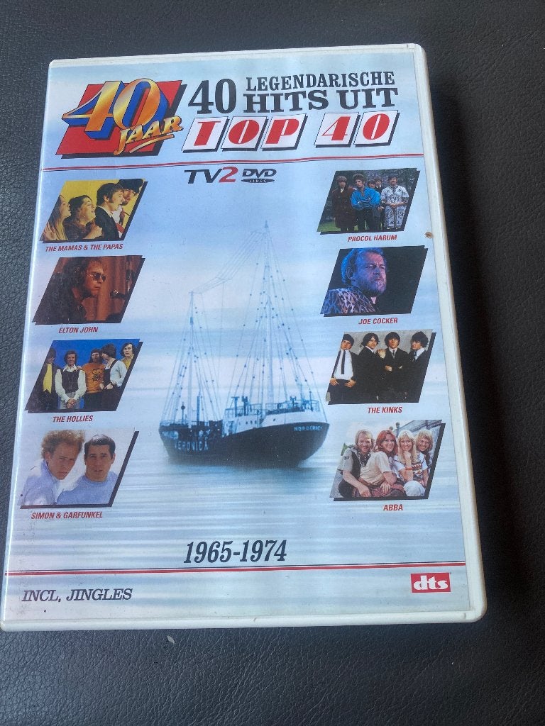 40 Jaar Top 40: Legendarische Hits 1965-1974 (2 DVD), Alle leeftijden, Ophalen of Verzenden, Inclusief boekje, Muziekvideo's