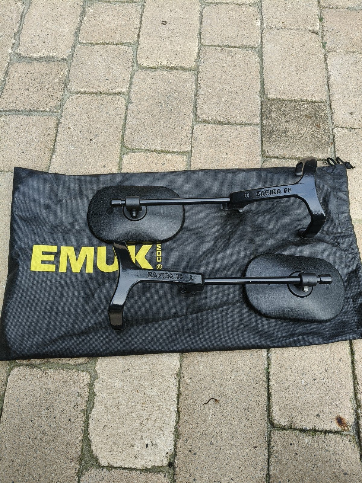 Emuk caravan spiegels Opel Zafira 05/06, Auto-onderdelen, Ophalen of Verzenden, Gebruikt, Opel