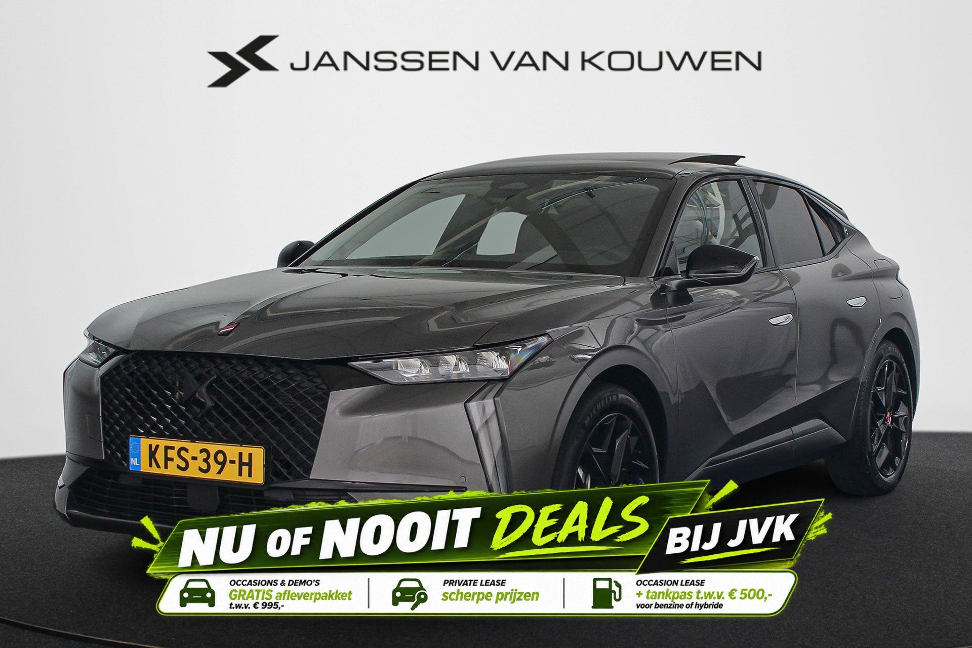DS 4 E-Tense Performance Line Panoramadak Camera Climate Con, Auto's, Gebruikt, 4 cilinders, Automatische klimaatregeling, Plug-in hybride