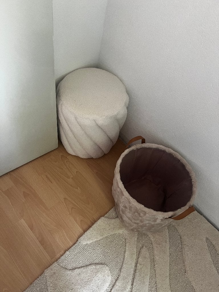 stoel en mand, Huis en Inrichting, Stoelen, Ophalen, Gebruikt, Eén