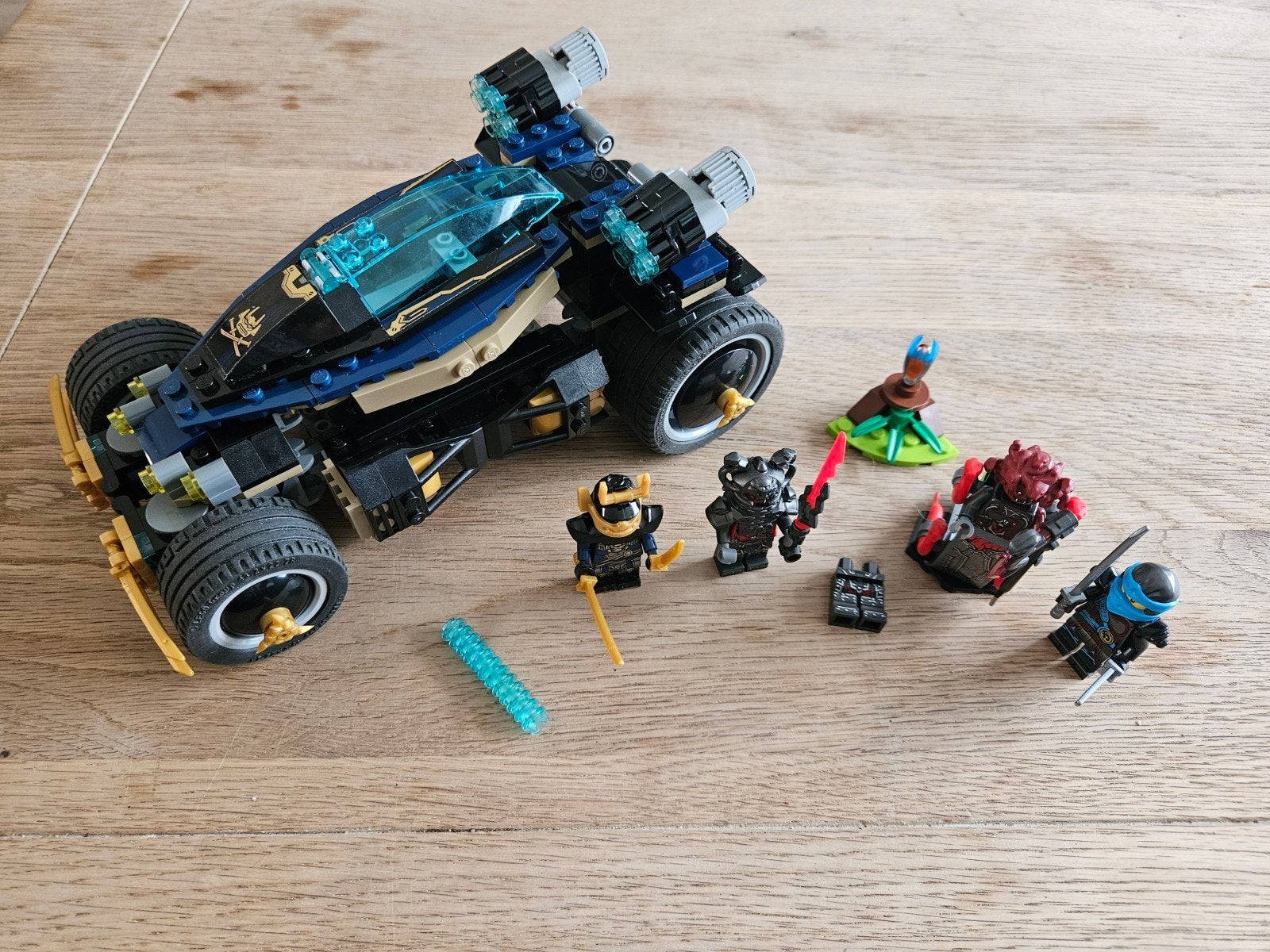Lego Ninjago 70625: Samurai V X-1 Turbo Charger compleet, Compleet, Lego, Ophalen of Verzenden, Zo goed als nieuw